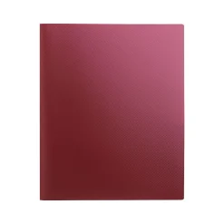 Staples 2-Pocket Presentation Folder, Burgundy (21623-CC/20645)