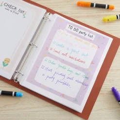 Staples Poly Binder Pocket, 3-Hole Punched, , 5/Pack (ST15159-CC) Clear