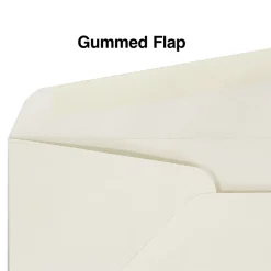 Staples Premium Gummed #10 Business Envelopes, 4 1/8" x 9 1/2", Ivory, 500/Box (918211/19420)* Business