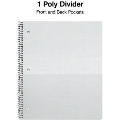 Staples Premium 1-Subject Notebook, 8