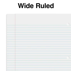 Staples Premium 1-Subject Notebook, 8" x 10.5", Wide Ruled, 100 Sheets, Purple, 12 Notebooks/Carton (TR20960CT) Discount