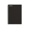Staples Premium 3-Subject Notebook, 5.88" x 9.5", College Ruled, 138 Sheets, Black (TR58351)