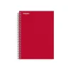 Staples Premium 1-Subject Notebook, 4.38" x 7", College Ruled, 80 Sheets, Red (TR58349)
