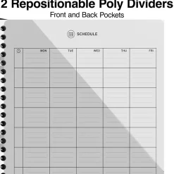 Staples Premium 2-Subject Notebook, 6