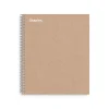 Staples Premium 5-Subject Notebook, 8.5" x 11", College Ruled, 200 Sheets, Brown (TR52122) Outlet