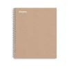Staples Premium 3-Subject Notebook, 8.5" x 11", College Ruled, 150 Sheets, Brown (TR52123) Outlet