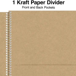 Staples Premium 1-Subject Notebook, 8.5