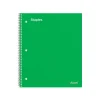 Staples ® Premium 1-Subject Subject Notebooks, 8.5" x 11", College Ruled, 100 Sheets, Green, 12/Carton (ST51451CT) Hot