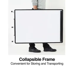 Sale Presentation Flip Chart Easel, White Steel (28217US/50445US) Dry Erase