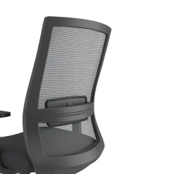 Outlet Prestige Marrett Ergonomic Fabric Swivel Task Chair, Black (UN53249) Office Chairs