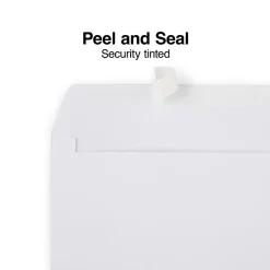 Staples QuickStrip EasyClose Self Seal #10 Window Envelopes, 4 1/8" x 9 1/2", White Wove, 500/Box (ST381936/381936)* Window