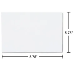 Staples QuickStrip EasyClose Self Seal Invitation Envelopes, White Wove, 100/Box (ST394063/394063)* Business