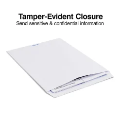 Staples QuickStrip EasyClose Self Seal Security Tinted Catalog Envelopes, 10" x 13", White, 100/Box (ST19957/19957)* Catalog