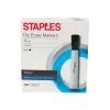 Staples Remarx Dry-Erase Markers, Chisel Tip, Black, 12/Pack (29211-CC) Outlet