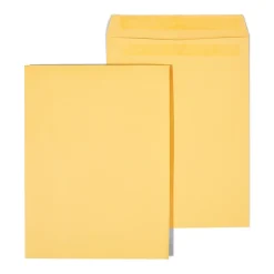 Staples Self Seal Kraft Catalog Envelopes, 9"L x 12"H, Brown, 250/Box (486931/14245)* Catalog