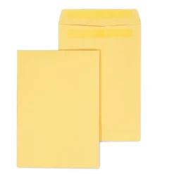 Staples Self Seal Kraft Catalog Envelopes, 7.5"L x 10.5"H, Brown, 100/Box (534792/17105)* Catalog