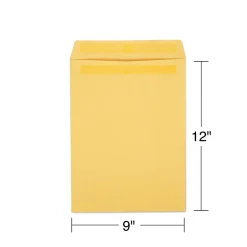 Staples Self Seal Kraft Catalog Envelopes, 9