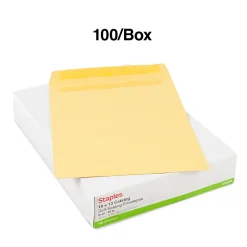 Staples Self Seal Kraft Catalog Envelopes, 10
