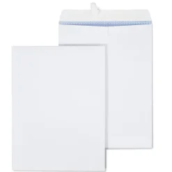 Staples Self Seal Security Tinted Catalog Envelopes, 9" x 12", White, 100/Box (21574)* Catalog