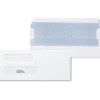 Staples Self Seal Self Seal Security Tinted #10 Double Window Envelopes, 4 1/8" x 9 1/2", White, 500/Box (ST28730-CC)* Security Tinted