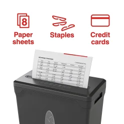 Staples 8-Sheet Cross-Cut Personal Shredder (SPL-OXC8A)* Shredders & Accessories