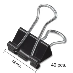 Staples Small Binder Clips, 0.38