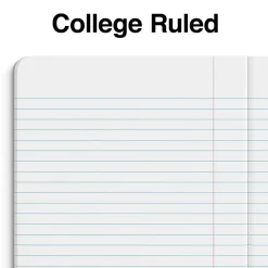Staples Small Composition Notebook, 5" x 7", College Ruled, 80 Sheets, (ST24490) Blue Hot
