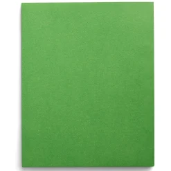 Staples Smooth 2-Pocket Paper Folder, , 25/Box (ST27533) Green New