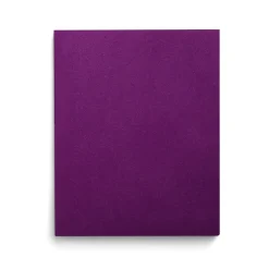 Staples Smooth 2-Pocket Paper Folder, , 25/Box (27536-CC) Purple Clearance