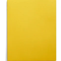 Staples Smooth 2-Pocket Paper Folder, , 25/Box (27538-CC) Yellow Outlet