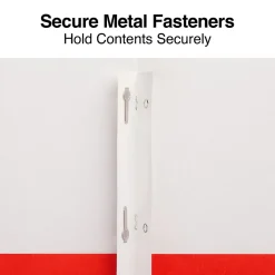 Staples Smooth 2-Pocket Paper Folder with Fasteners, , 25/Box (50775/27543-CC) Orange Clearance