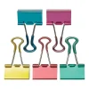 Staples Soft Grip 0.75" Binder Clips, Small, Assorted Colors, 18/Pack (13725) Discount
