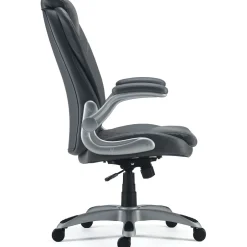 Clearance Sorina Ergonomic Bonded Leather Swivel Executive Chair, Grey (53253) Ergonomic Chairs