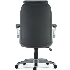 Best Sorina Ergonomic Bonded Leather Swivel Executive Chair, Grey (53253) Office Chairs