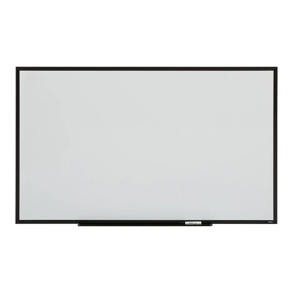 Sale Standard Durable Magnetic Steel Dry-Erase Whiteboard, Steel Black Frame, 5' x 3' (52480-CC) Dry Erase