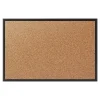 Clearance Standard Durable Cork Bulletin Board, Black Frame, 2'W x 1.5'H (28673-CC) Bulletin