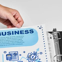 Staples Standard Weight Sheet Protector, 8.5