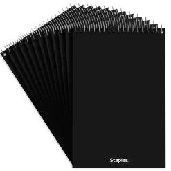 Staples Steno Pad, 6" x 9", Gregg Ruled, White, 80 Sheets/Pad, Dozen (ST57354/TR57354) Online