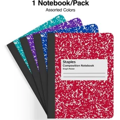 Staples ® 1-Subject Composition Notebooks, 7.5