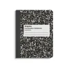 Staples 1-Subject Composition Notebook, 7.5" x 9.75", Graph Ruled, 80 Sheets, Black (ST55072C) Online