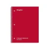 Staples 3-Subject Notebook, 8" x 10.5", Wide Ruled, 120 Sheets, Assorted Colors, 3/Pack (TR11669) Online