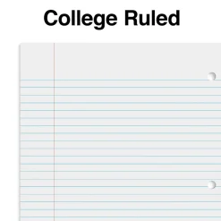 Staples ® 1-Subject Subject Notebooks, Other, College Ruled, 100 Sheets, Black (42077M)