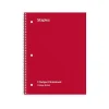 Staples ® 3-Subject Subject Notebooks, 8.5" x 11", College Ruled, 150 Sheets, Assorted (27524M) Online