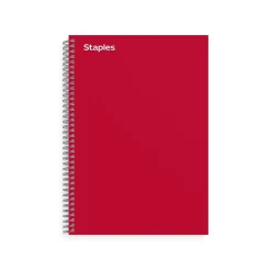 Staples ® 3-Subject Subject Notebooks, College Ruled, 150 Sheets, Assorted (83360) Best