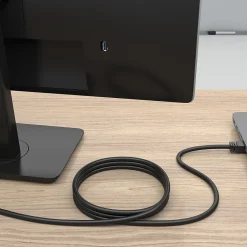 Ethernet Cables<Staples TECH 20 ft. Cat 7 Ethernet Cable, Male to Male, Black (ST62462)