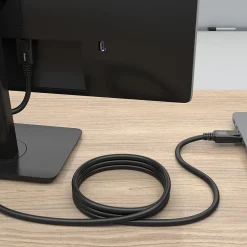 Ethernet Cables<Staples TECH 6 ft. Display Port to Display Port Audio/Video Cable, Male to Male, Black (ST62469)