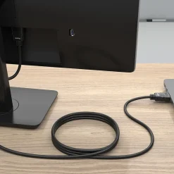 Hdmi Cables<Staples TECH 12 ft. HDMI to HDMI Audio/Video Cable, Male to Male, Black (ST62465)