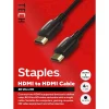 Hdmi Cables<Staples TECH 4 ft. HDMI to HDMI Audio/Video Cable, Male to Male, Black (ST62468)