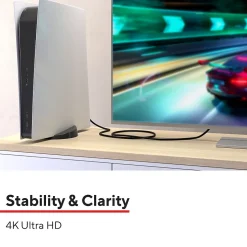 Hdmi Cables<Staples TECH 4 ft. HDMI to HDMI Audio/Video Cable, Male to Male, Black (ST62468)