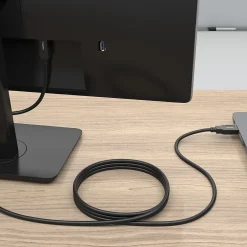 Usb Cables<Staples TECH 6 ft. USB-A to USB-B 2.0 Cable, Male to Male, Black (ST62438)